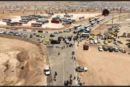 جابجایی ۲۶ هزار زائر اربعین حسینی از مرز خسروی با ناوگان حمل‌ و نقل عمومی